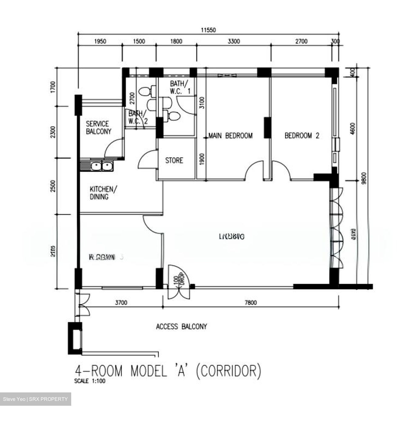 Blk 323 Tah Ching Road (Jurong West), HDB 4 Rooms #549877011